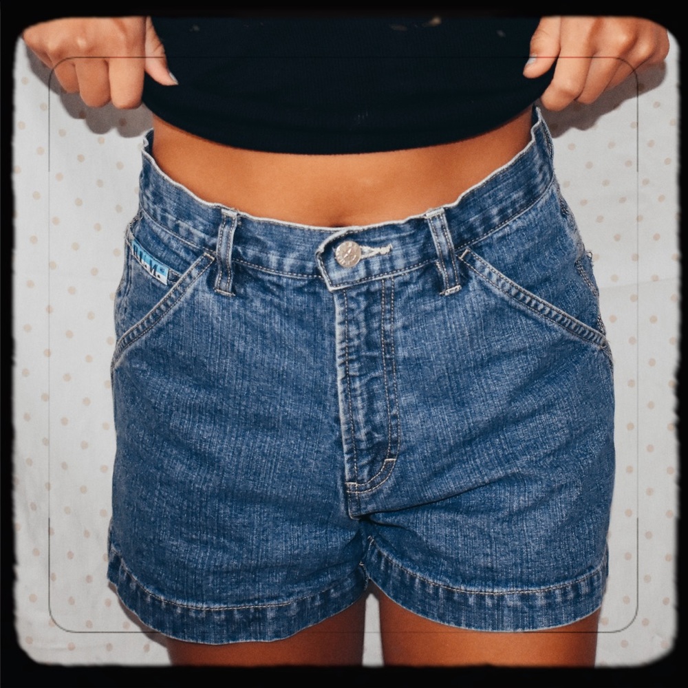 Vintage high waisted denim BUM shorts